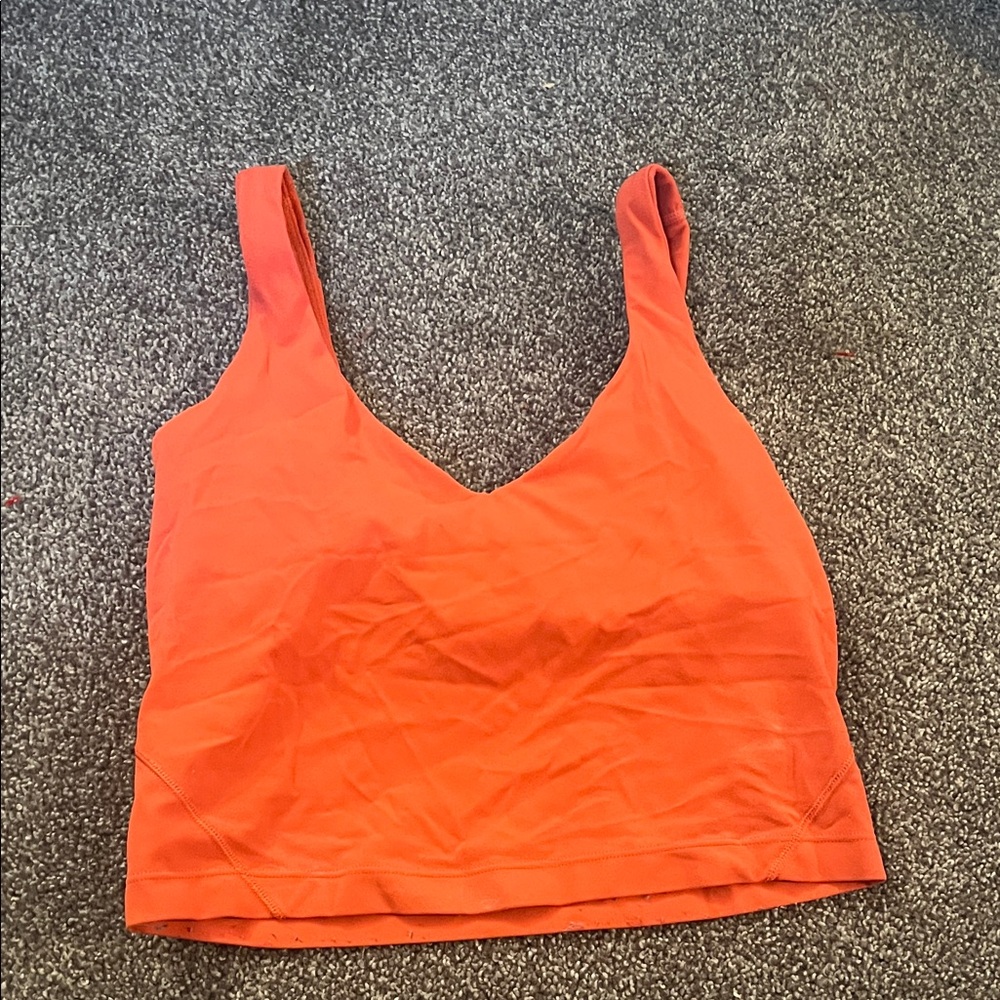Lululemon Bright Coral Align Tank